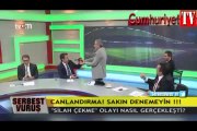 Canlı yayında Mehmet Baransu’ya silah çekti