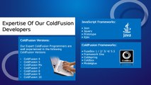 Rapid Web Application Development With Expert ColdFusion Programmers