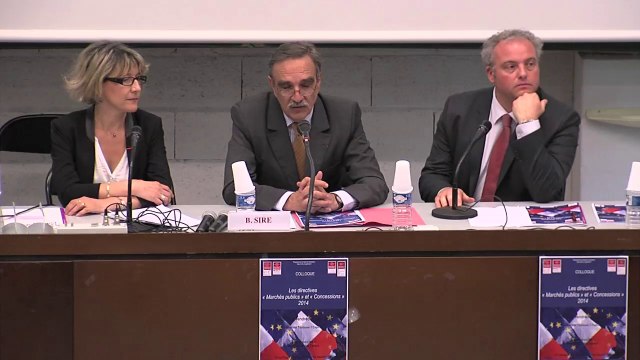 IMH_Les directives marchés publics et concessions 2014_01_allocutions d'ouverture - Bruno SIRE, Président de l’Université Toulouse 1 Capitole, et Xavier BIOY, co-directeur de l'Institut Maurice Hauriou