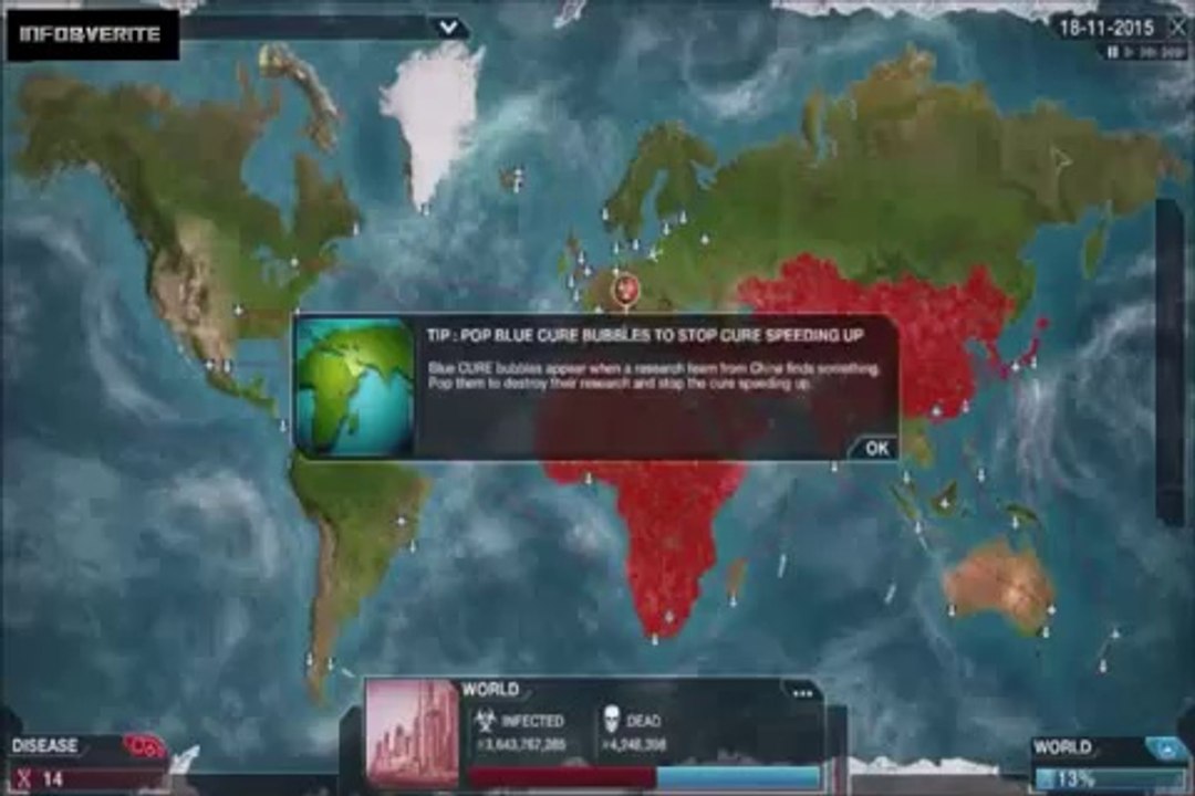 Simulateur / Contagion Mondial du Virus Ebola