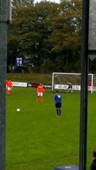 Vic Rozendaal vrije trap achter het standbeen