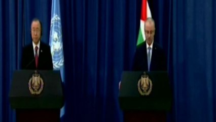 كلمة رامي الحمدلله في مؤتمر صحفي برام الله