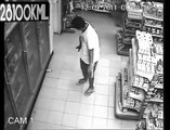 Man possessed by ghost caught on cctv at convenient store (Low)hh