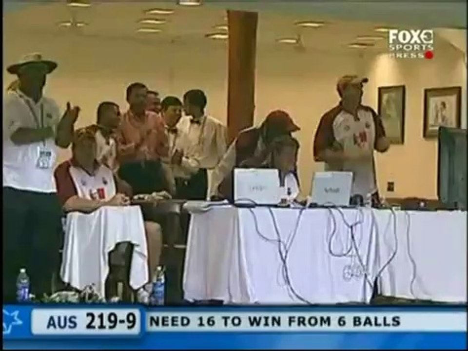 Jerome Taylor Hat Trick vs Australia 2006 ICC Champions Trophy