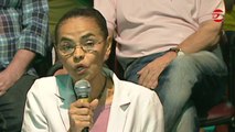 Marina Silva declara apoio a Aécio e diz “votarei em Aécio e o apoiarei”