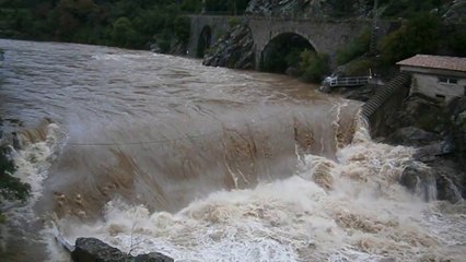 Video Ardèche Eyrieux crue
