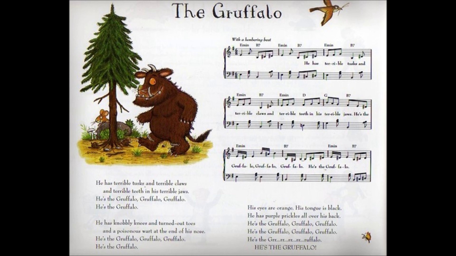 The Gruffalo Song - Vidéo Dailymotion
