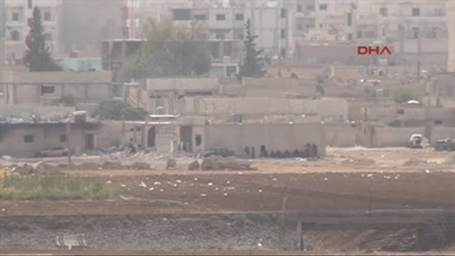 Kobani'de Çatışmalar Şiddetlendi