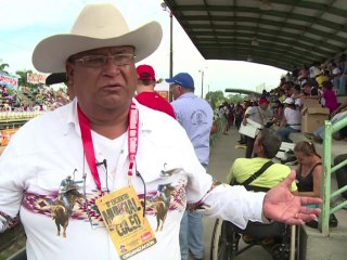 Colombie: le Mondial de coleo, où l'art de faire chuter le taureau