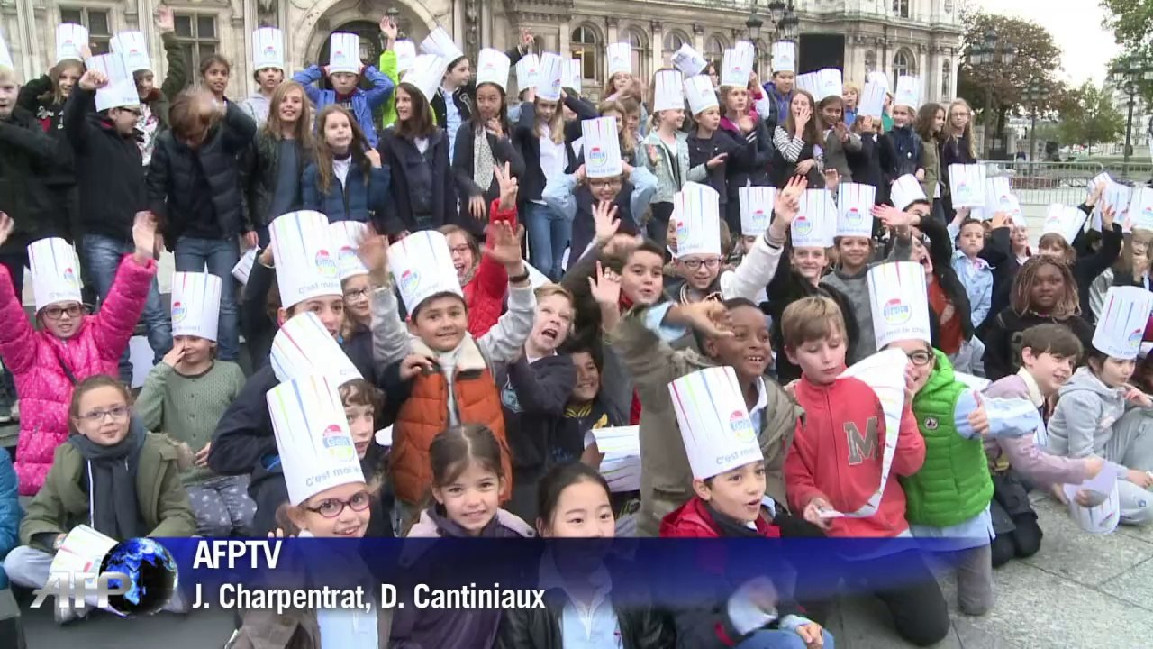 Semaine du goût: 300 enfants testent des saveurs à Paris