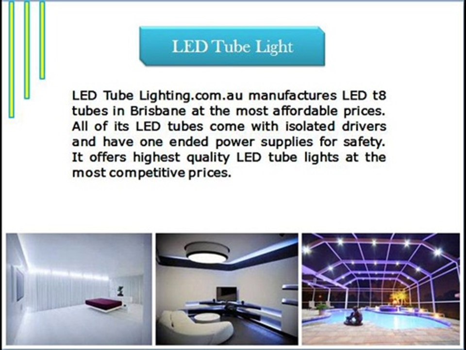 LED Tube Lighting-A Certified Manufacturer & Supplier of LED Lights