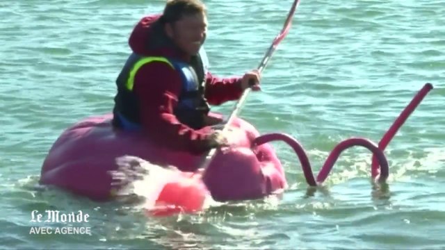 Régate de citrouilles géantes aux Etats-Unis