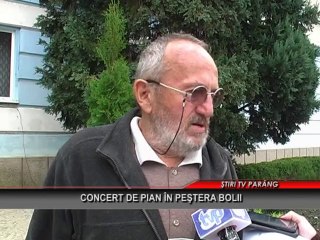 Concert de pian in Pestera Bolii