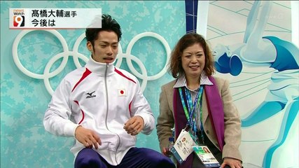20141014-ニュースウオッチ9 Daisuke Takahashi