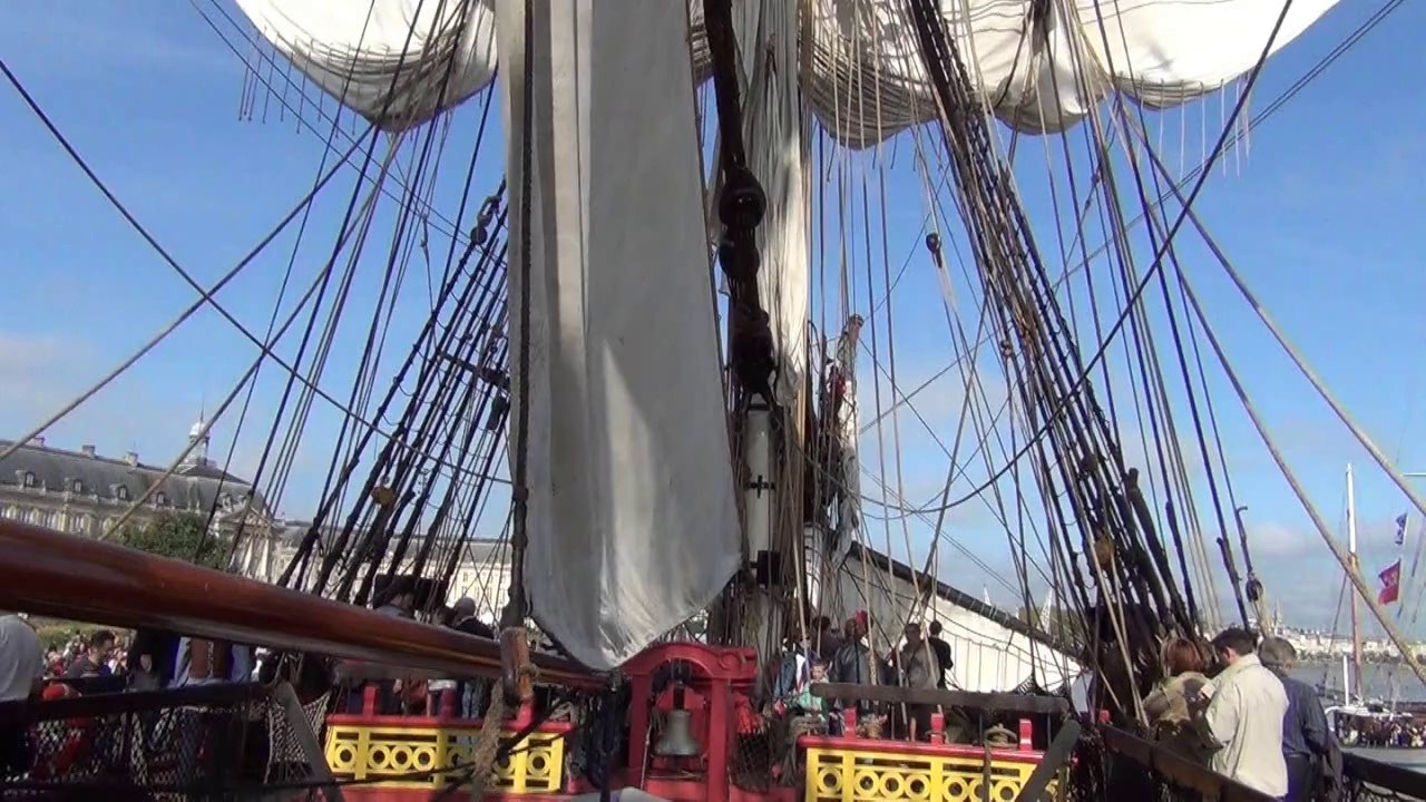 L'HERMIONE NOUS REND VISITE A BORDEAUX OCTOBRE 2014