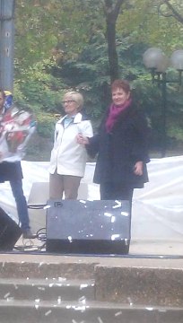 Fabienne THIBEAULT marraine des 28es journées Brassens, parc Brassens (suite)
