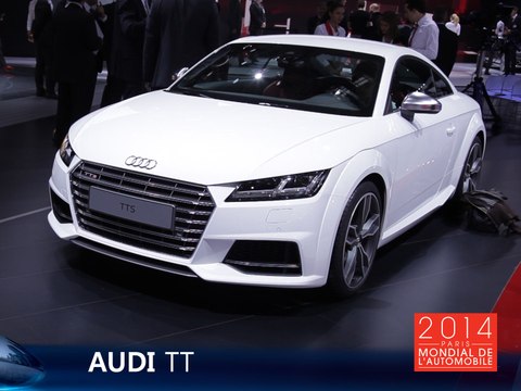 L'Audi TT roadster en direct du Mondial de l'Auto 2014