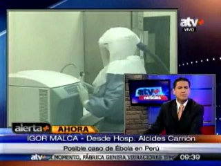 Minsa: africano no es sospechoso de ébola pero sigue aislado