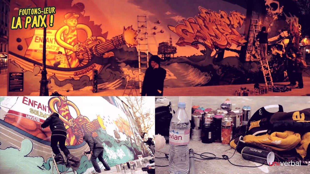 Concert Univerbal @ La Bellevilloise Paris & Graffiti Invasion @ Le Point Ephemère 2013