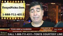 College Football Handicapping TV Show Tonys Picks Free Predictions Betting Previews Odds 10-12-2014