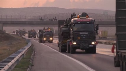 Suriye Sınırına Tank Sevkıyatı