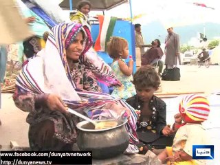 Dunya News - Sit-in holders enjoy pleasant weather in Islamabad