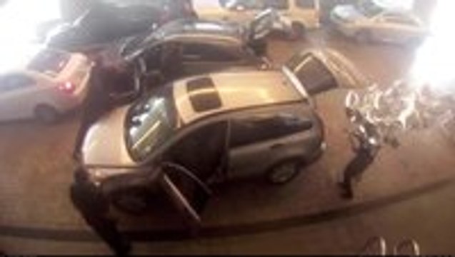 Insane Hotel Carjacking
