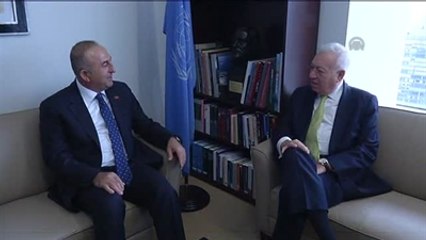 Çavuşoğlu, İspanya Dışişleri Bakanı Garcia ile Bir Araya Geldi - New