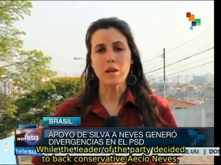 下载视频: Brazil: Silva called traitor as she announces her support of Neves