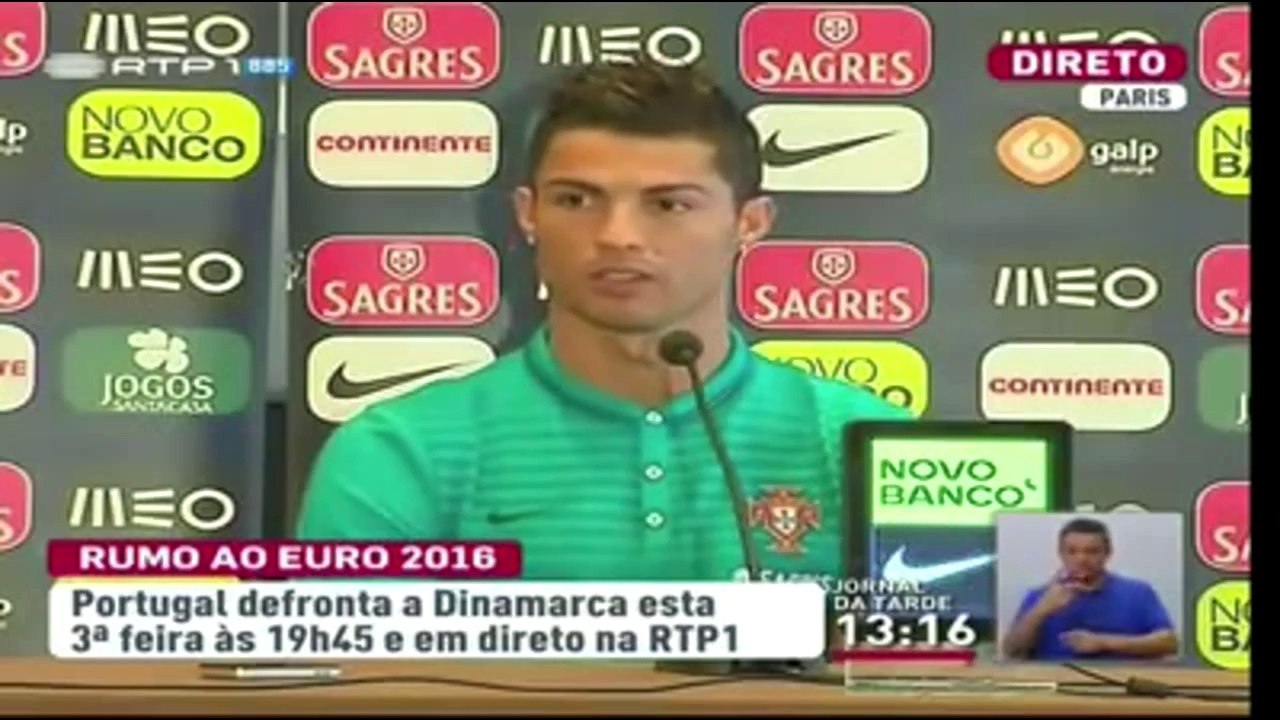 Cristiano Ronaldo refuse de répondre à une journaliste