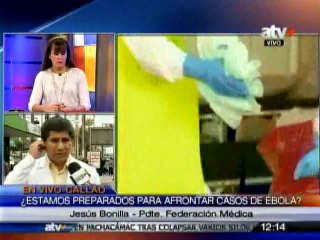¿Perú está preparado para tratar a un paciente con ébola?