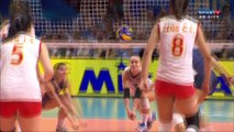 CHINA 1X3 USA SET 2 - FINAL - MILANO - VOLLEYBALL WOMEN'S WORLD CHAMPIONSHIP ITALY 2014