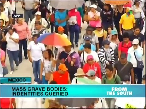 Bodies found in mass graves in Mexico are not missing students