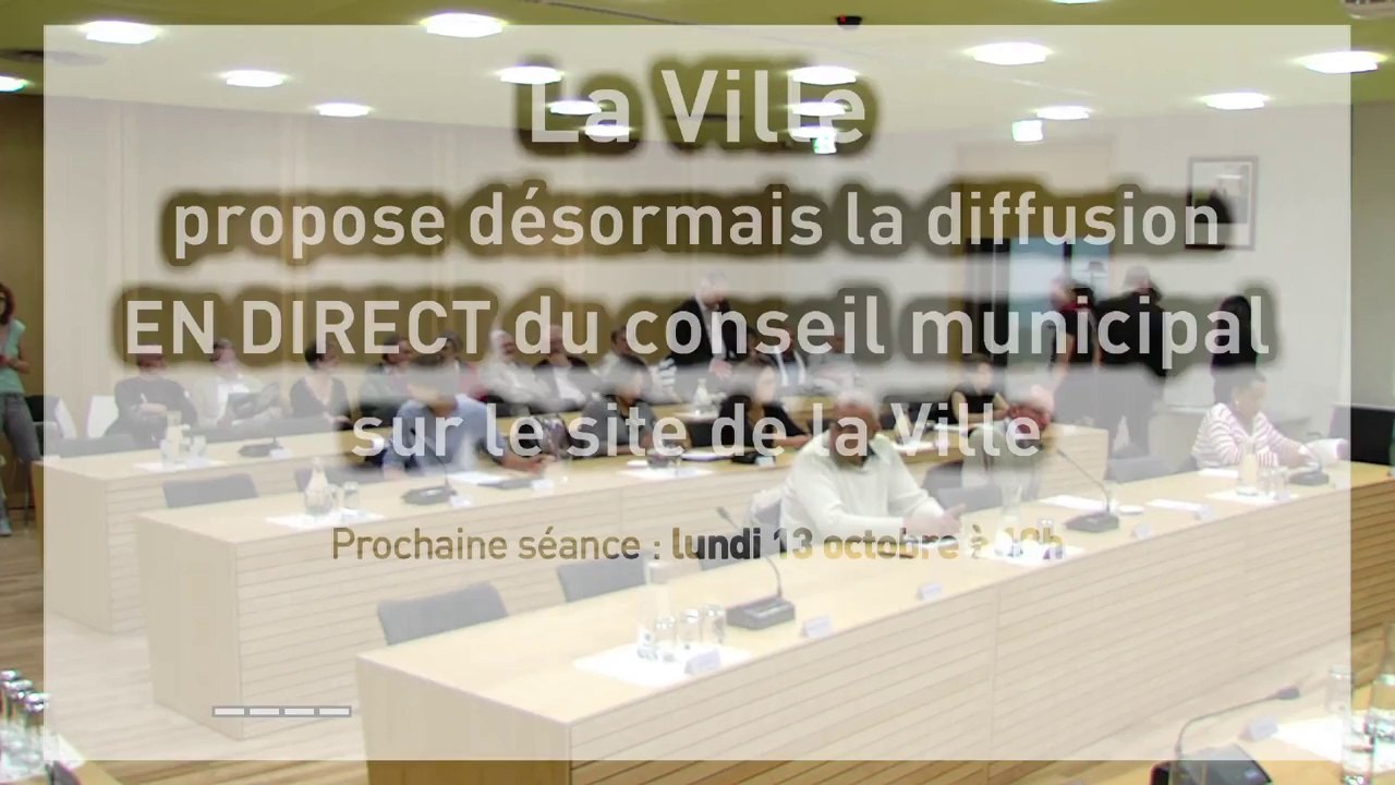 Conseil municipal Spécial Métropole ville d'Echirolles du lundi 13 octobre 2014 (REPLAY)