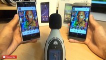 Sony Xperia Z2 vs HTC ONE M8 BoomSound Stereo Speaker Comparison