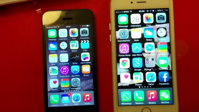 AirDrop iPhone 6 e iPhone 5 trasferimento foto e video senza iTunes