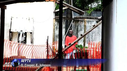 Liberia health workers strike over Ebola