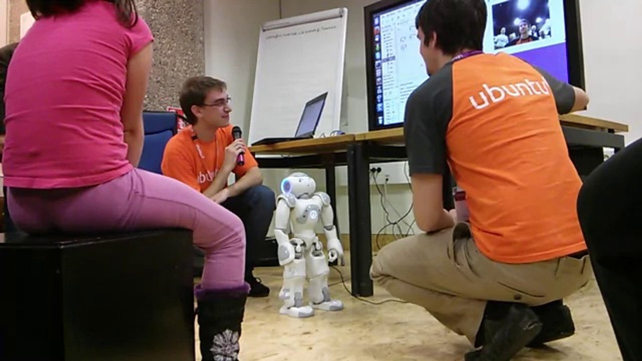 Podcast de ma démo robotique sur Nao à l'Ubuntu Party 13.10