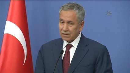 Arınç: "Terörle Mücadeleyi de Hukuk Nasıl Emrediyorsa Öyle Yapacağız"
