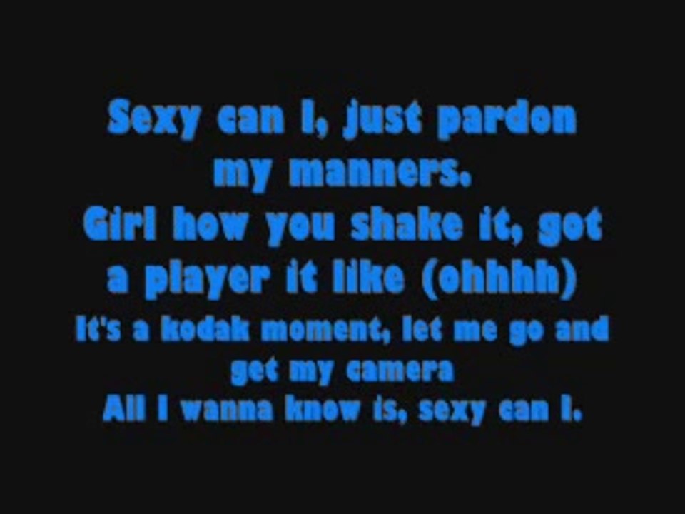 Ray J - Sexy Can I (Lyrics) - Vidéo Dailymotion