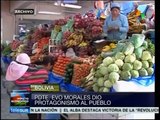 Bolivia: gestión gubernamental de Evo, clave en masivo apoyo popular
