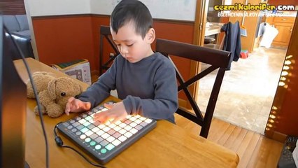 Launchpad İle Şarkı Yapan 5 Yaşındaki Çocuk