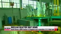 N. Korea shuts down 5-MW reactor U.S. think tank