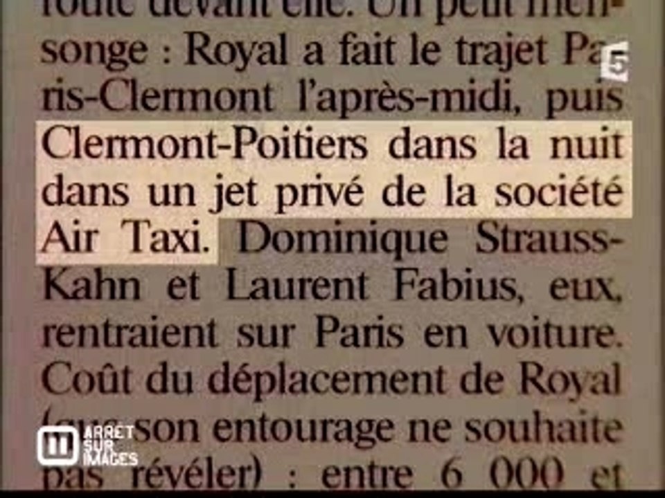 ségo et les journalistes