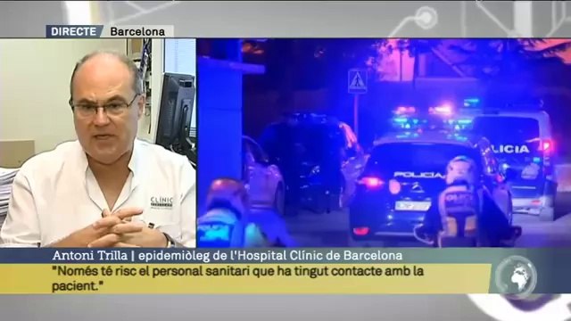 TV3 - Els Matins - Antoni Trilla: Només té risc de contagi el personal sanitari que ha tingut co