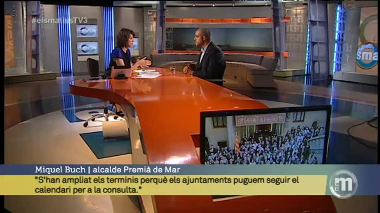 TV3 - Els Matins - Buch: "No podem obligar els funcionaris a fer el que no poden fer, però en teni