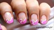 Breast Cancer Nails Art Designs -- Easy Awareness Ribbon Nail Polish Tutorial no decals or stickers