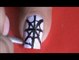 Spider web- How to draw in 2 ways! Easy nail art designs Ideas halloween spiders web nail designs