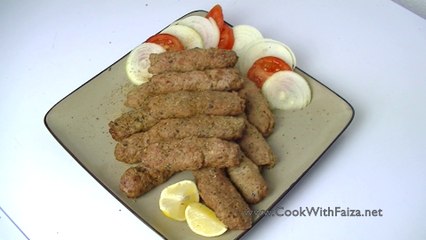 EASY SEEKH KABAB *COOK WITH FAIZA*