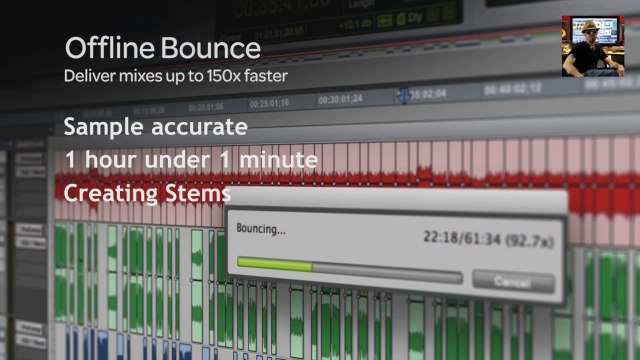 Pro Tools 11 Bounce is Extremely Fast and Accurate